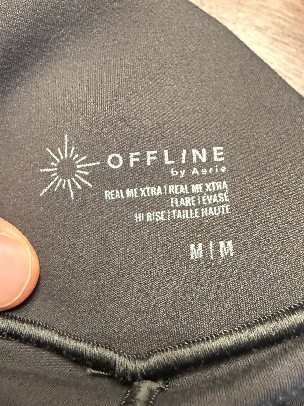 OFFLINE By Aerie Real Me XTRA High Waisted Flare Legging | Size = M - Picture 7 of 7